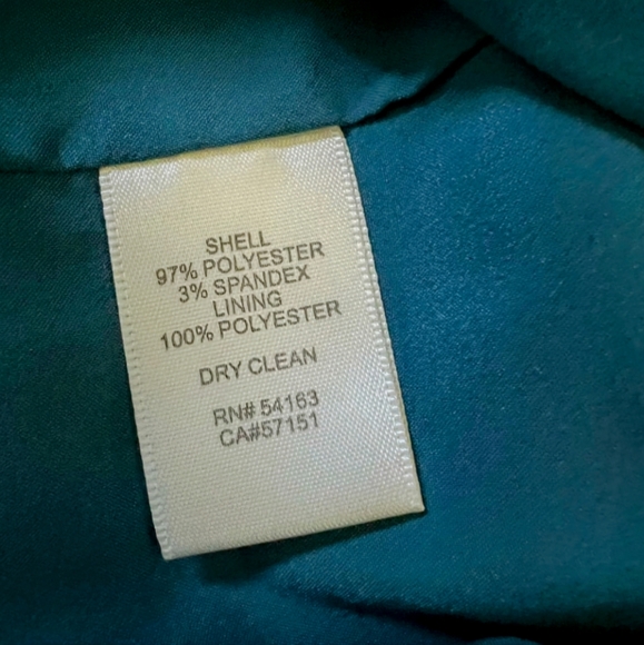 Eliza J, NWT, Ruffle Sheath Dress, in Peacock, Knee Length, Size 18 - Picture 10 of 11